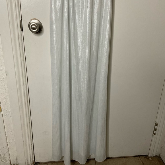 RETROFETE Yesi white Shimmer Maxi Dress XS - Picture 6 of 11